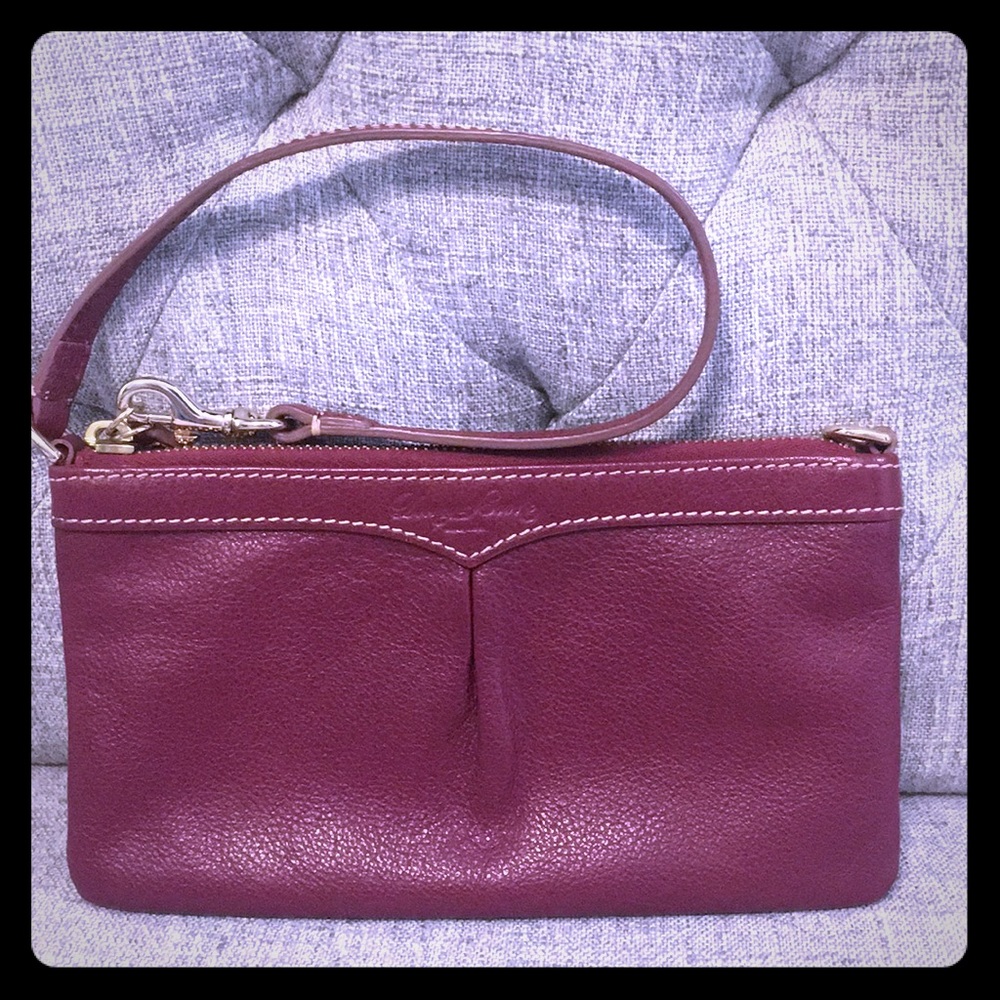 Leather Dooney & Bourke wristlet